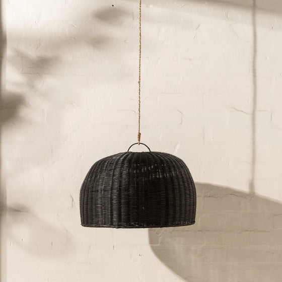 Natia Oversized Dome Light Shades Black - Pre Order