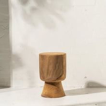  Ama Teak Stool Raw Finish - Pre-order