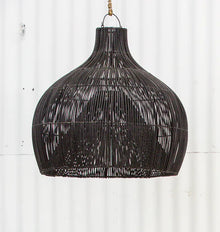  Dari Rattan Oversized Light Shade Black - Pre Order