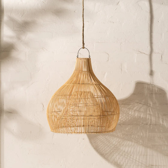 Dari Rattan Oversized Light Shade Natural - Pre Order