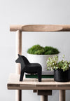 Concrete Dala Horse - Black - Mosshead Trading Co