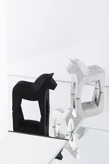 Dala Horse - Small Silver - Mosshead Trading Co