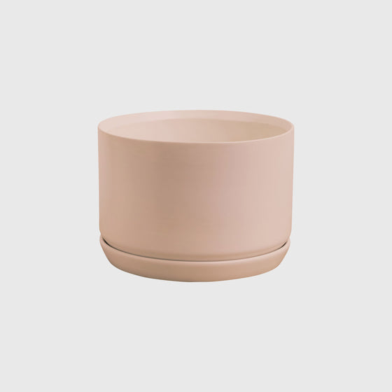 Wide Oslo Planter - Peach - Mosshead Trading Co