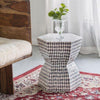 Monochrome Shell Stool / Side Table - Mosshead Trading Co