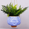 Amelia Hang Pot Plant Blue