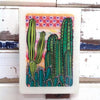 Medi Woodblock - Cactus Sunset - Mosshead Trading Co