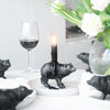 Candle Holder Bear - Black - Mosshead Trading Co