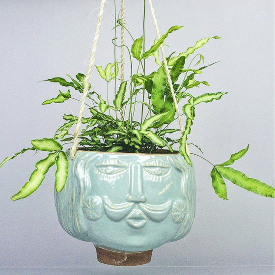 Atticus Hang Pot Plant Green 21cm