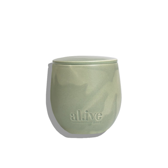 Al.ive Blackcurrant and Caribbean Wood Soy Candle