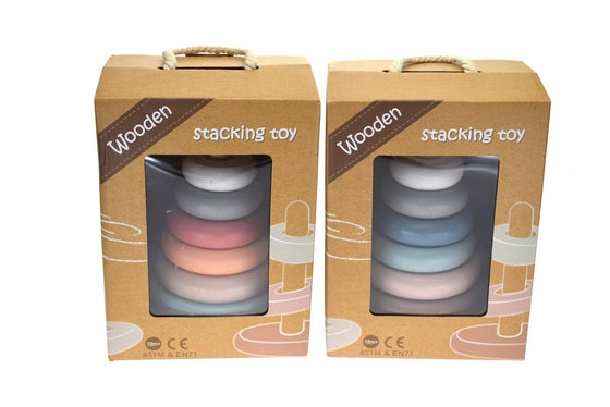 Calm & Breezy Stacking Tower - Pastel Pinks - Mosshead Trading Co