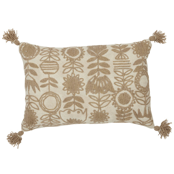 Tulip Cotton/Wool Cushion Natural - Mosshead Trading Co