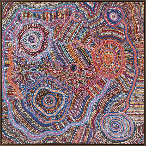 Ngapa Jukurrpa II Canvas Art Print