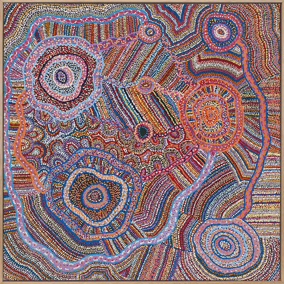 Ngapa Jukurrpa II Canvas Art Print