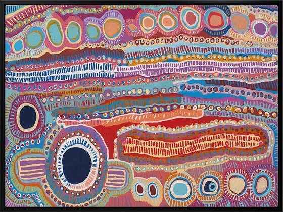 Malikijarra Jukurrpa Canvas Art Print