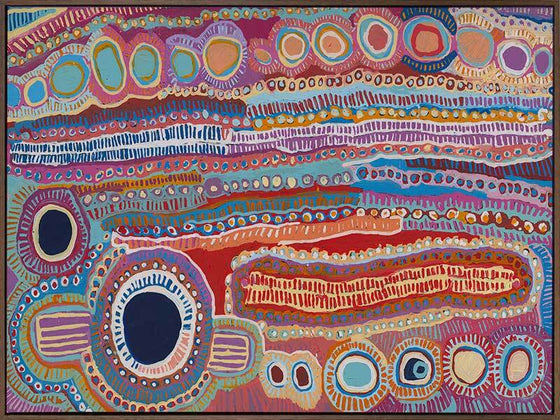 Malikijarra Jukurrpa Canvas Art Print