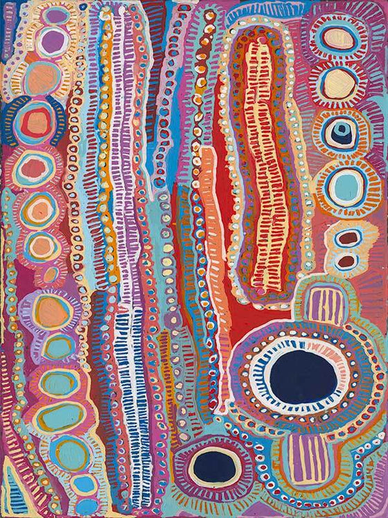 Malikijarra Jukurrpa Canvas Art Print