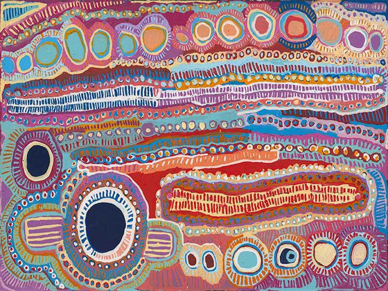 Malikijarra Jukurrpa Canvas Art Print