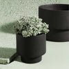 Podium Pot - Medium Black - Mosshead Trading Co