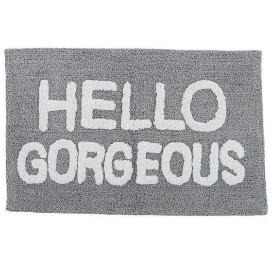 Hello Gorgeous Bath Mat - Mosshead Trading Co