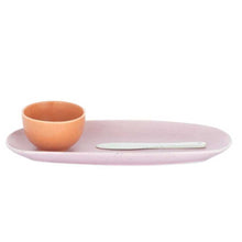  Vida Ceramic Tray 3pc Serving Set 35.5X15.5X8CM - Mosshead Trading Co