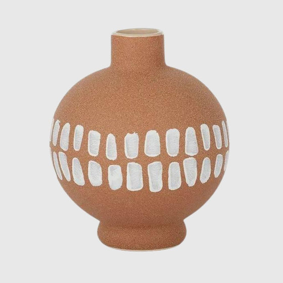 Spotted Fleck Ceramic Vase - Mosshead Trading Co