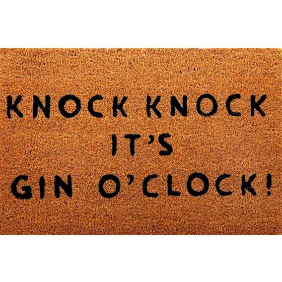 Gin O' Clock - Door Mat (More Stock Arriving Soon)