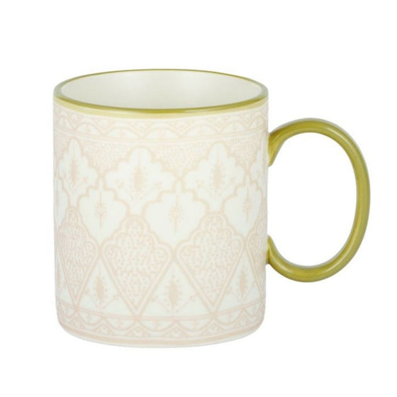 Aleah Ceramic Mug - Pink & Green