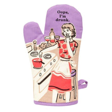  Vintage Inspired Oven Mitt - 'Oops I'm Drunk’