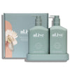 Al.ive Wash & Lotion Duo + Tray - Kaffir Lime & Green Tea