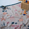 Indus Design Baby Blanket - Under the Sea Pink