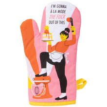  Vintage Inspired Oven Mitt - 'A LA Mode'