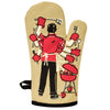 Vintage Inspired Oven Mitt - 'Feed You Fu**ers'