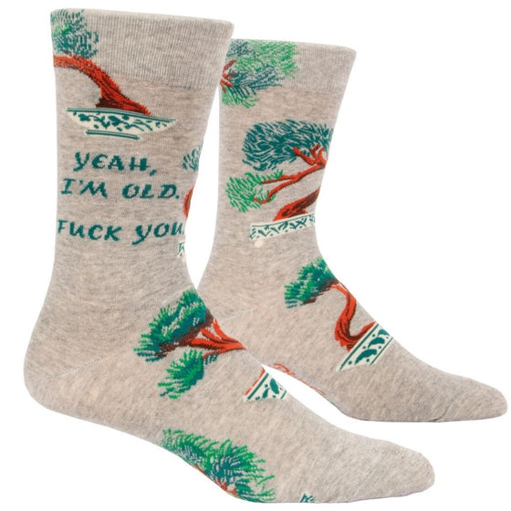 'Yeah I'm Old, F*** You' - Men's Socks