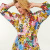 Rio Floral Linen Bath Robe