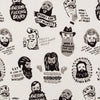 Vintage Inspired Dish Towel - 'Awesome F***ing Beard '