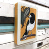 Butcher Bird Woodblock - Medium