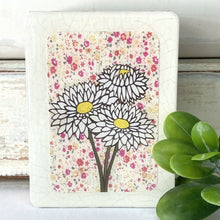  White Everlasting Woodblock - Mini