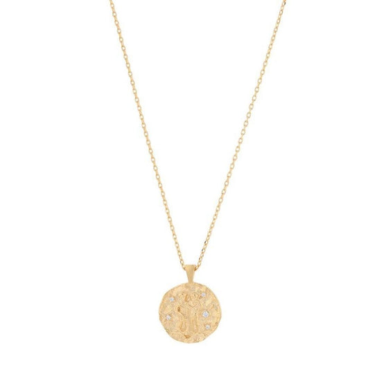 Emmanuale Coin Necklace Gold - Jolie & Deen