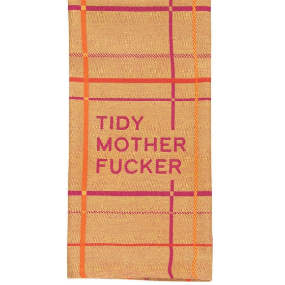 Vintage Inspired Dish Towel - 'Tidy Motherf*cker'