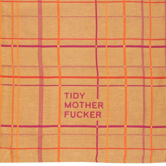 Vintage Inspired Dish Towel - 'Tidy Motherf*cker'