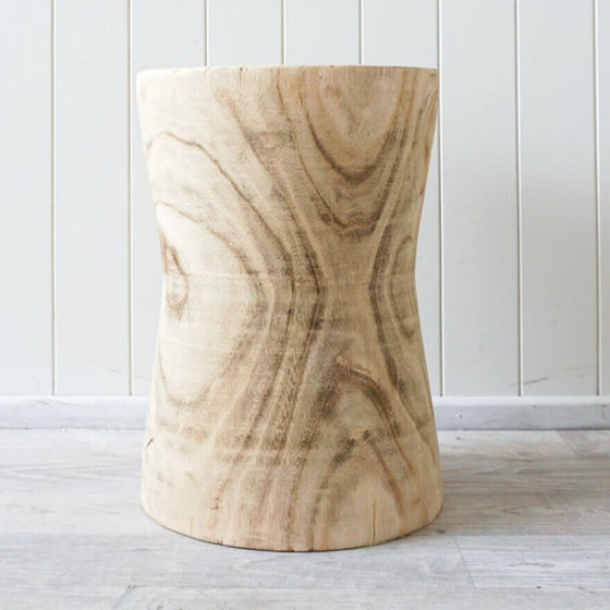 Rustic Blaze Timber Stool