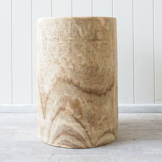 Rustic Stump Timber Stool * Factory Seconds