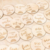 Baby Milestone Wooden Discs