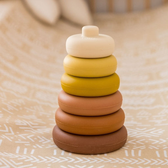 Silicone Round Stacking Toy