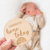 Baby Milestone Wooden Discs