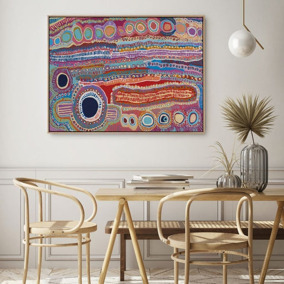 Malikijarra Jukurrpa Canvas Art Print