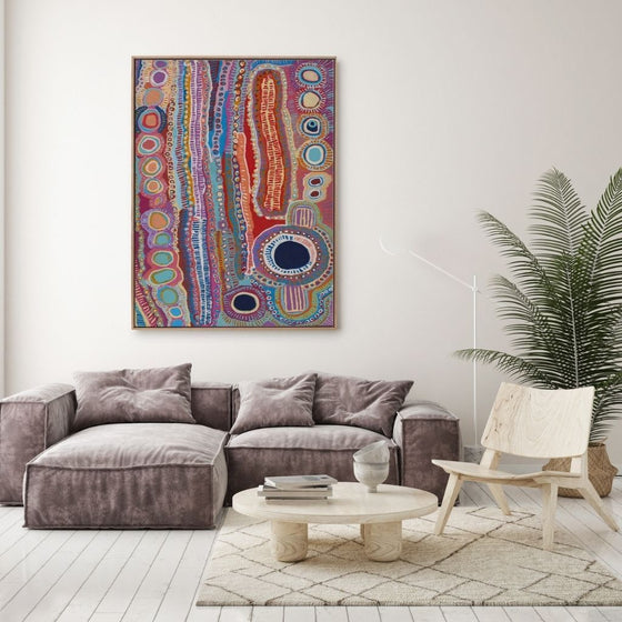 Malikijarra Jukurrpa Canvas Art Print