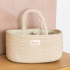 Cotton Rope Nappy Caddy Organiser