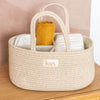 Cotton Rope Nappy Caddy Organiser