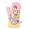 Vintage Inspired Oven Mitt - 'I've got a Knife'